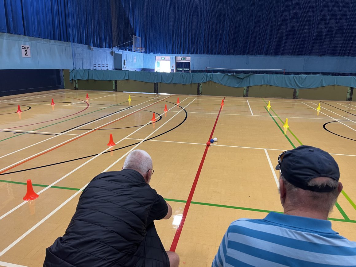 A morning of boccia and curling!
